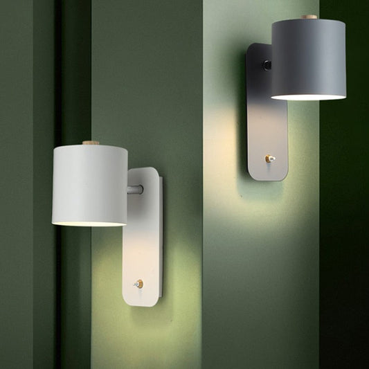LED-Wandleuchte mit eingebautem Schalter