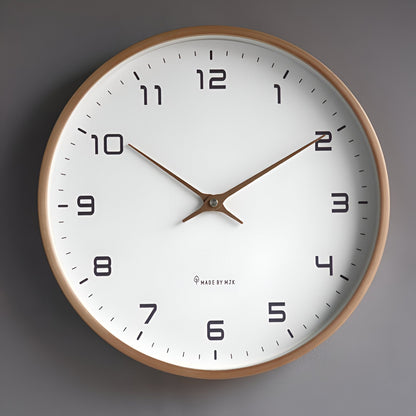 Nordic Wanduhr mit Holzrahmen