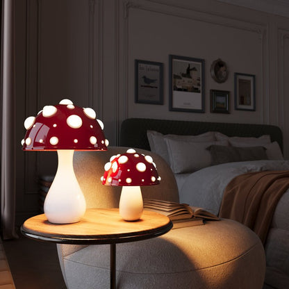 Luminara Fliegenpilz-Tischlampe