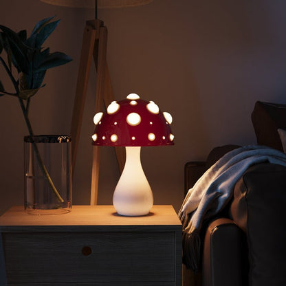 Luminara Fliegenpilz-Tischlampe