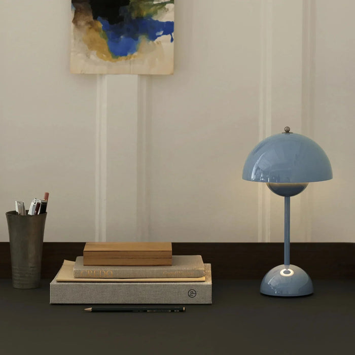 Pilz-Pod Akku-Tischlampe
