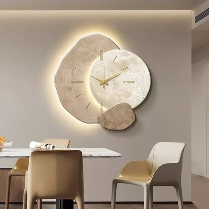 LumoClock Wanduhr mit LED-Licht