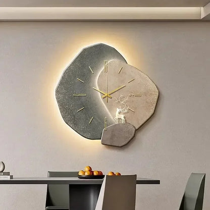 LumoClock Wanduhr mit LED-Licht