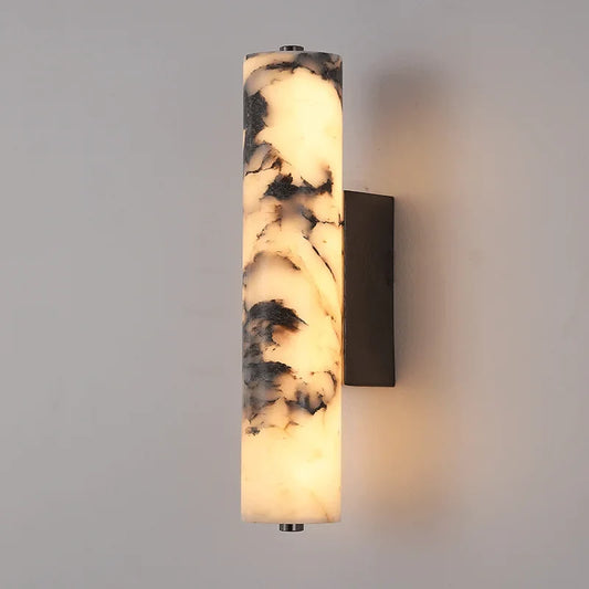 LuxeStone Wandleuchte aus Naturmarmor