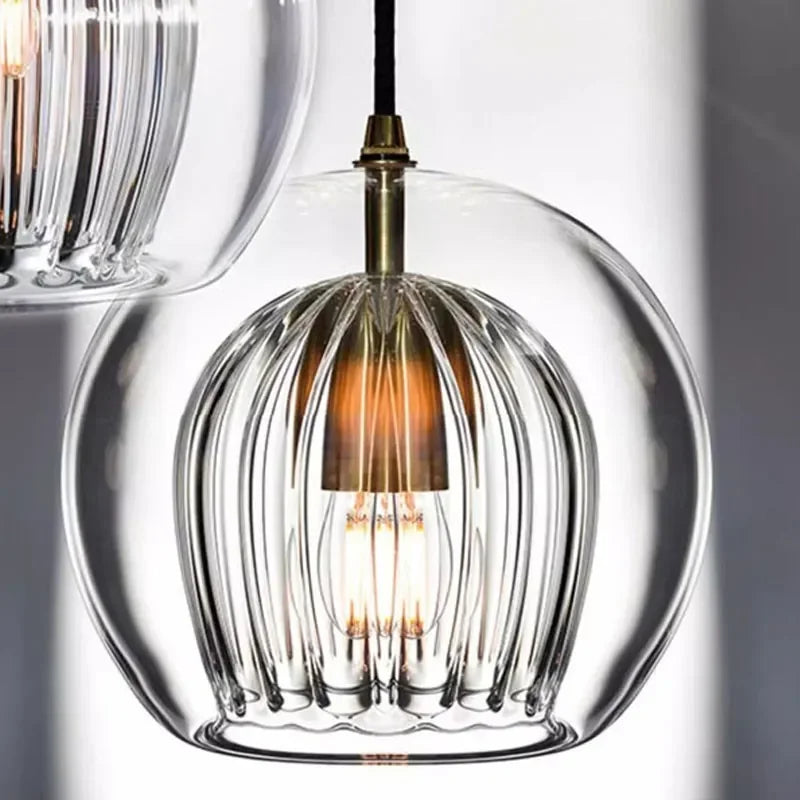 LuxeSphere Glas-Pendelleuchte