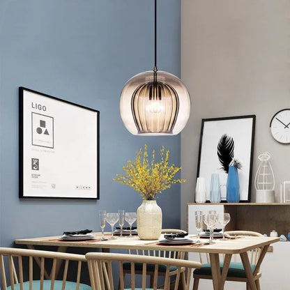 LuxeSphere Glas-Pendelleuchte