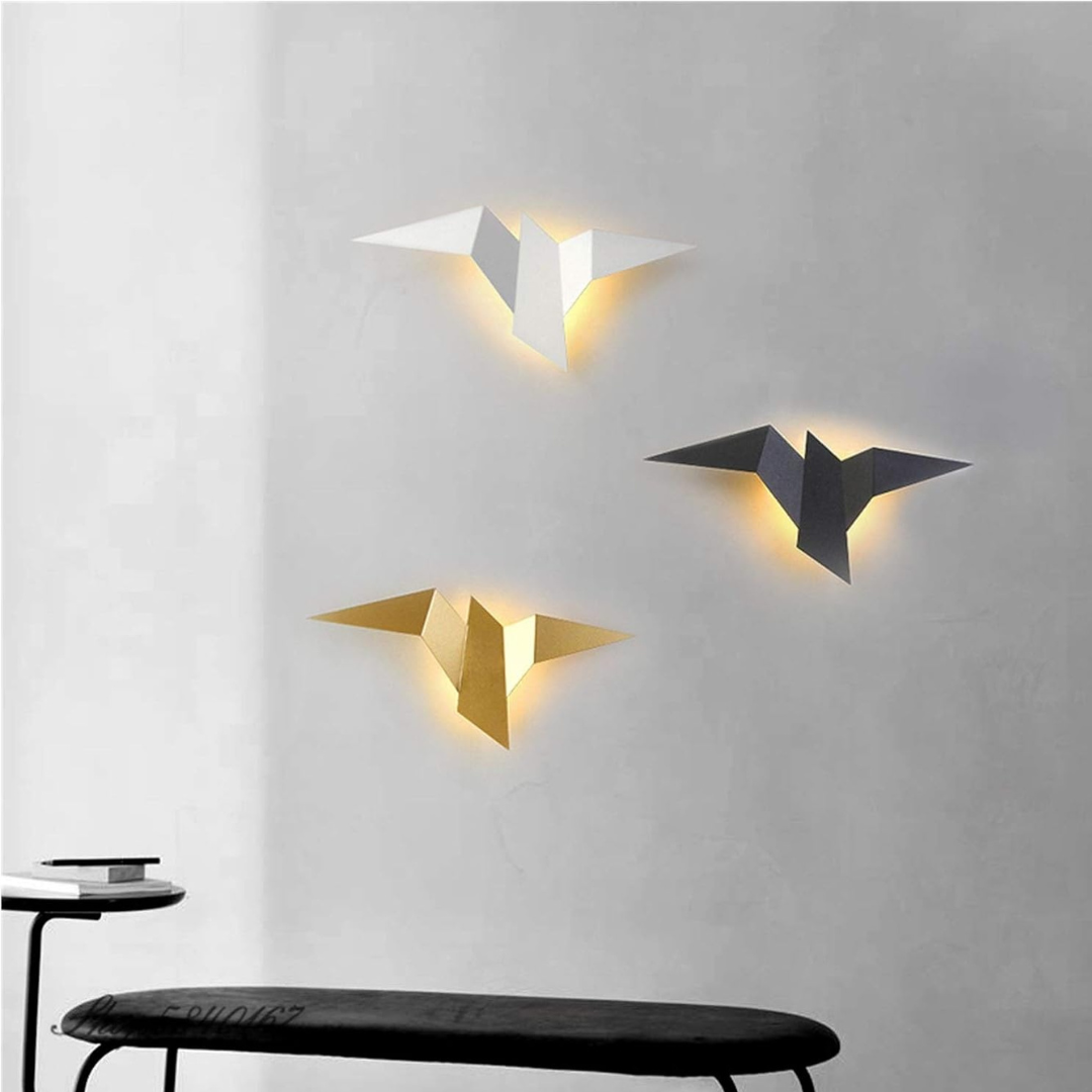 Origami LED-Wandleuchte