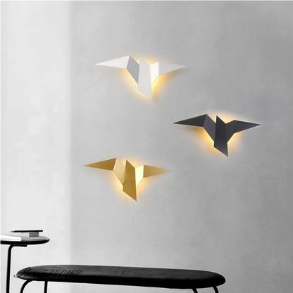 Origami LED-Wandleuchte