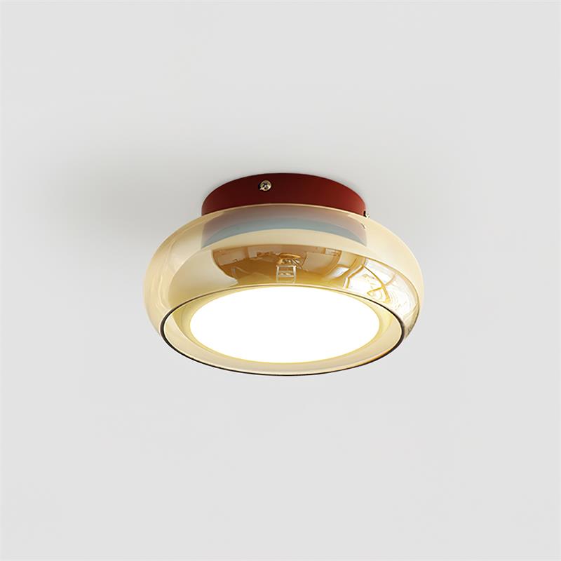 June Retro Glas-Deckenleuchte