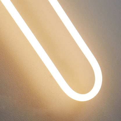 Loop LED-Wandleuchte in Messing oder Schwarz