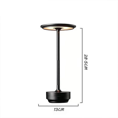 Akku-Touch-Tischlampe aus Aluminium