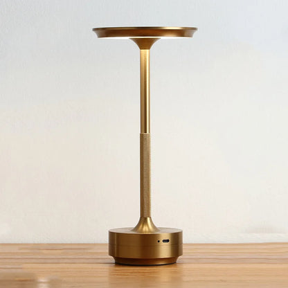 Akku-Touch-Tischlampe aus Aluminium