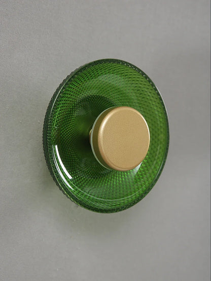 Farbige Glas-Wandleuchte