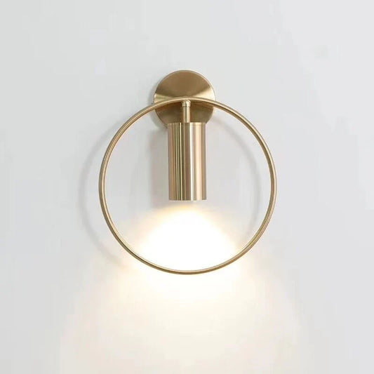 Halo Wandleuchte in Gold