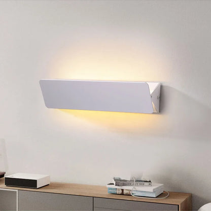 Rechteckige LED-Wandleuchte