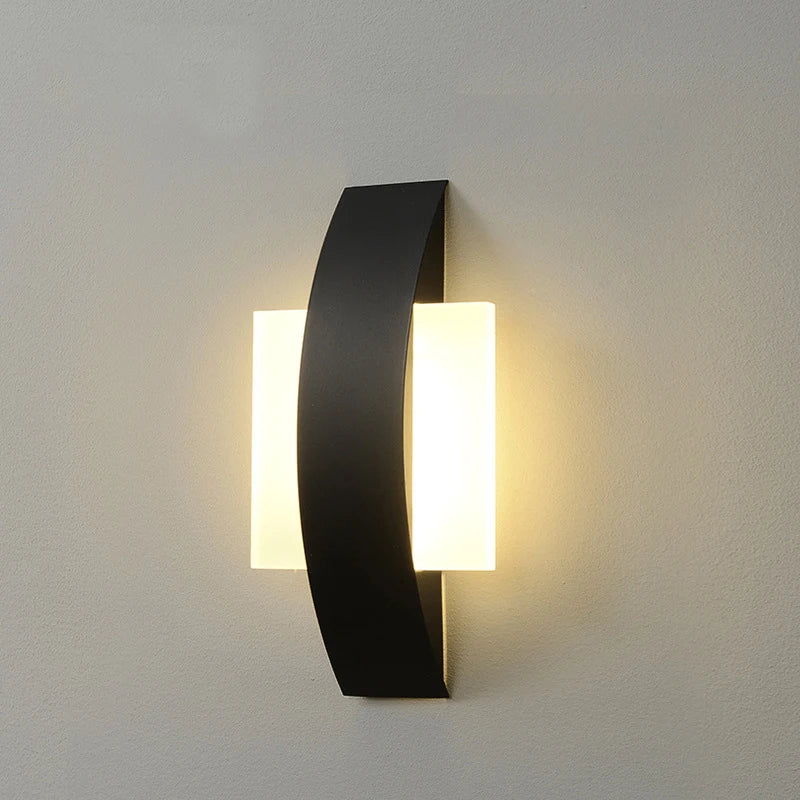 Acryl-Wandleuchte minimalistisch