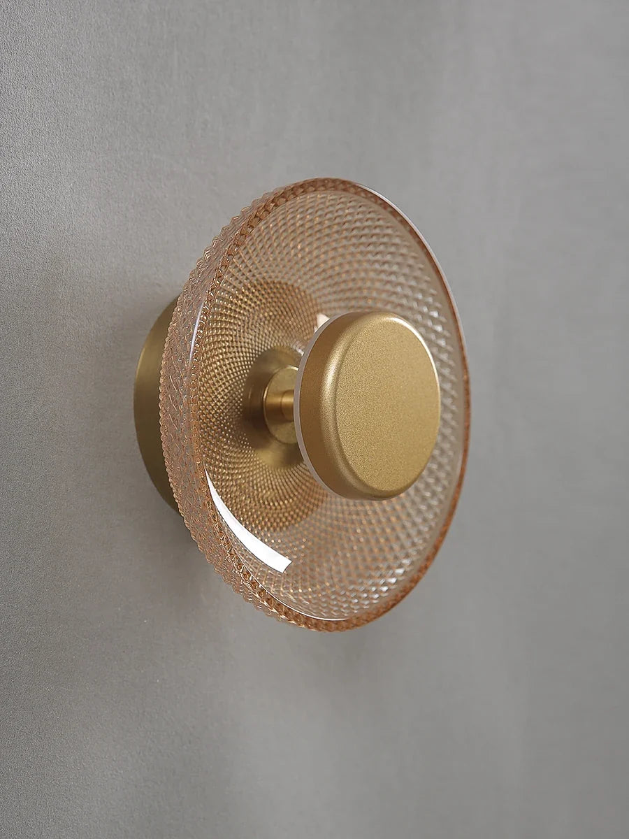 Farbige Glas-Wandleuchte