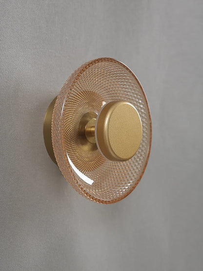 Farbige Glas-Wandleuchte