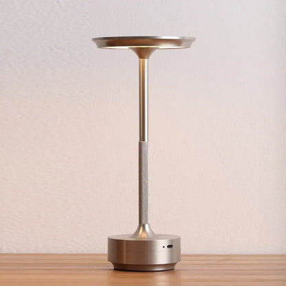 Akku-Touch-Tischlampe aus Aluminium
