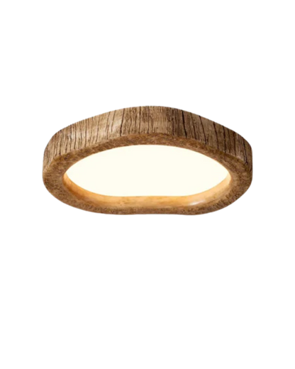 Le Halo Bois Deckenleuchte in Holzoptik