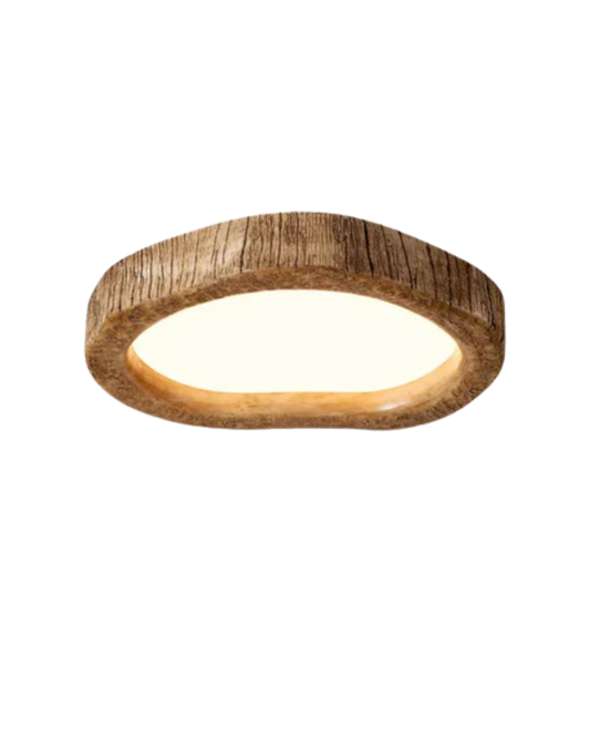 Le Halo Bois Deckenleuchte in Holzoptik
