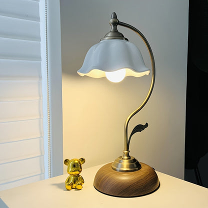 Vintage Schwanenhals-Tischlampe