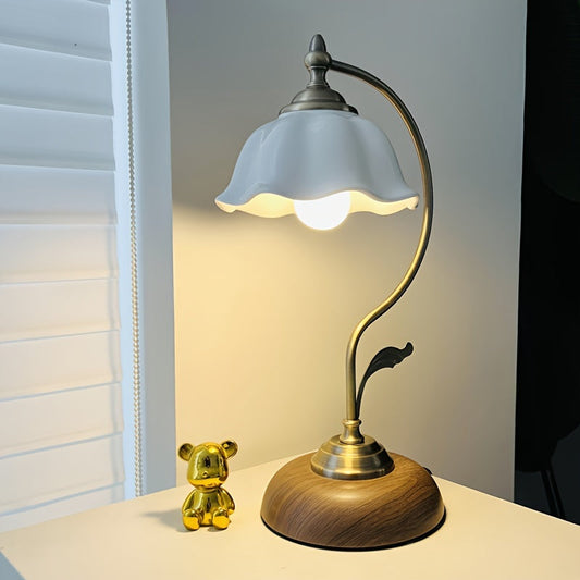 Vintage Schwanenhals-Tischlampe