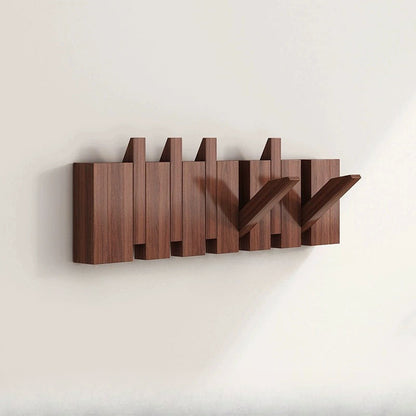 Klappbare Holz-Wandhaken im Tastendesign