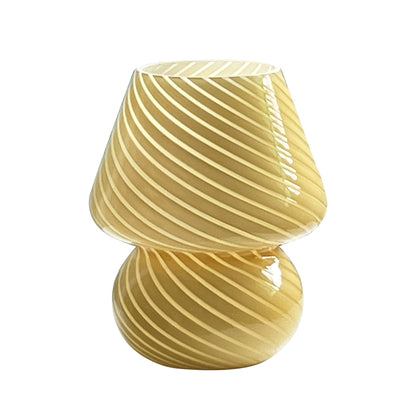 Pilzlampe im Murano-Stil