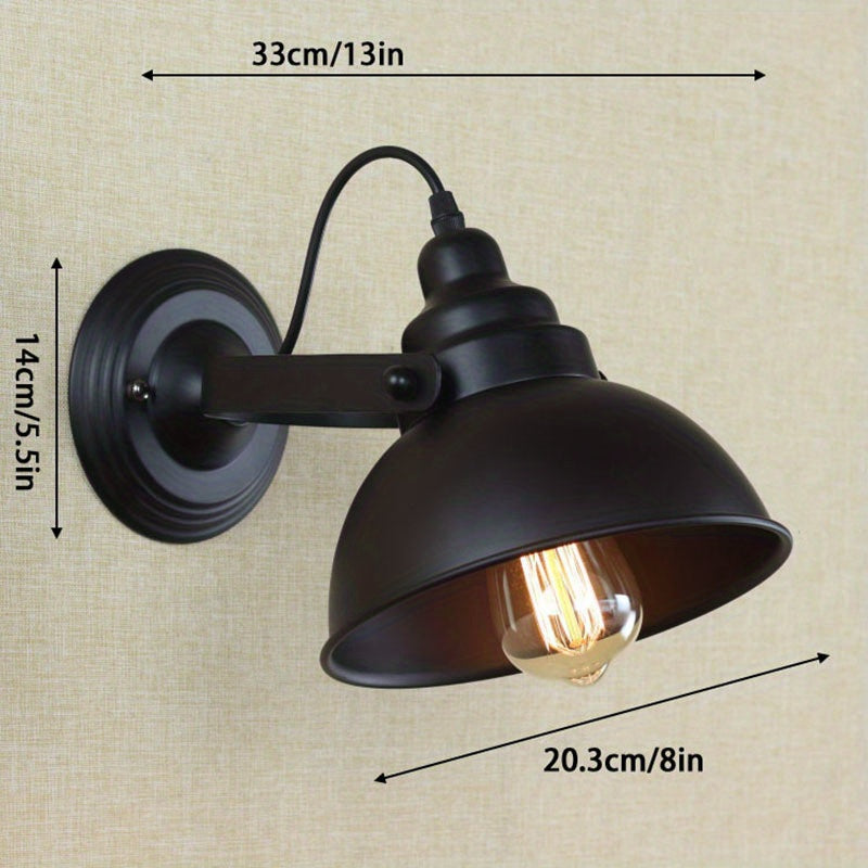 Industrielle Vintage-Wandleuchte
