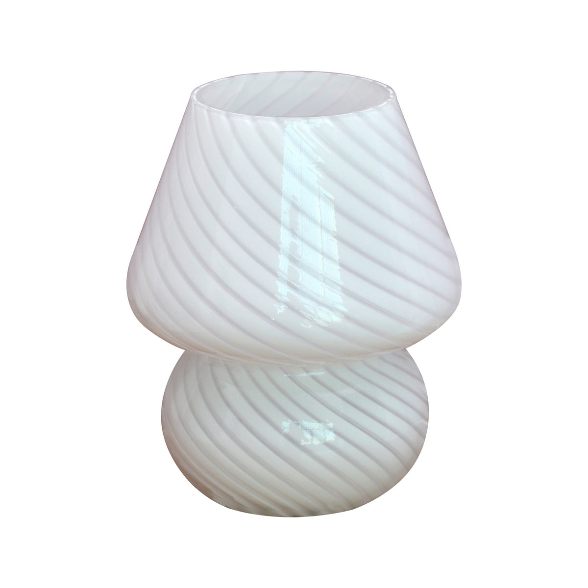 Pilzlampe im Murano-Stil