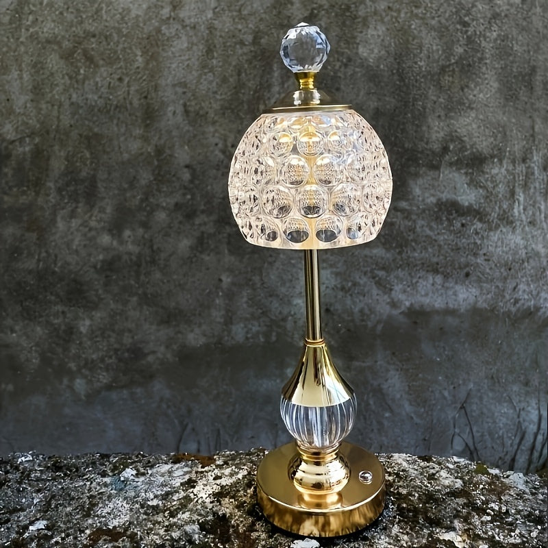 Crystal Touch Akku-Tischlampe