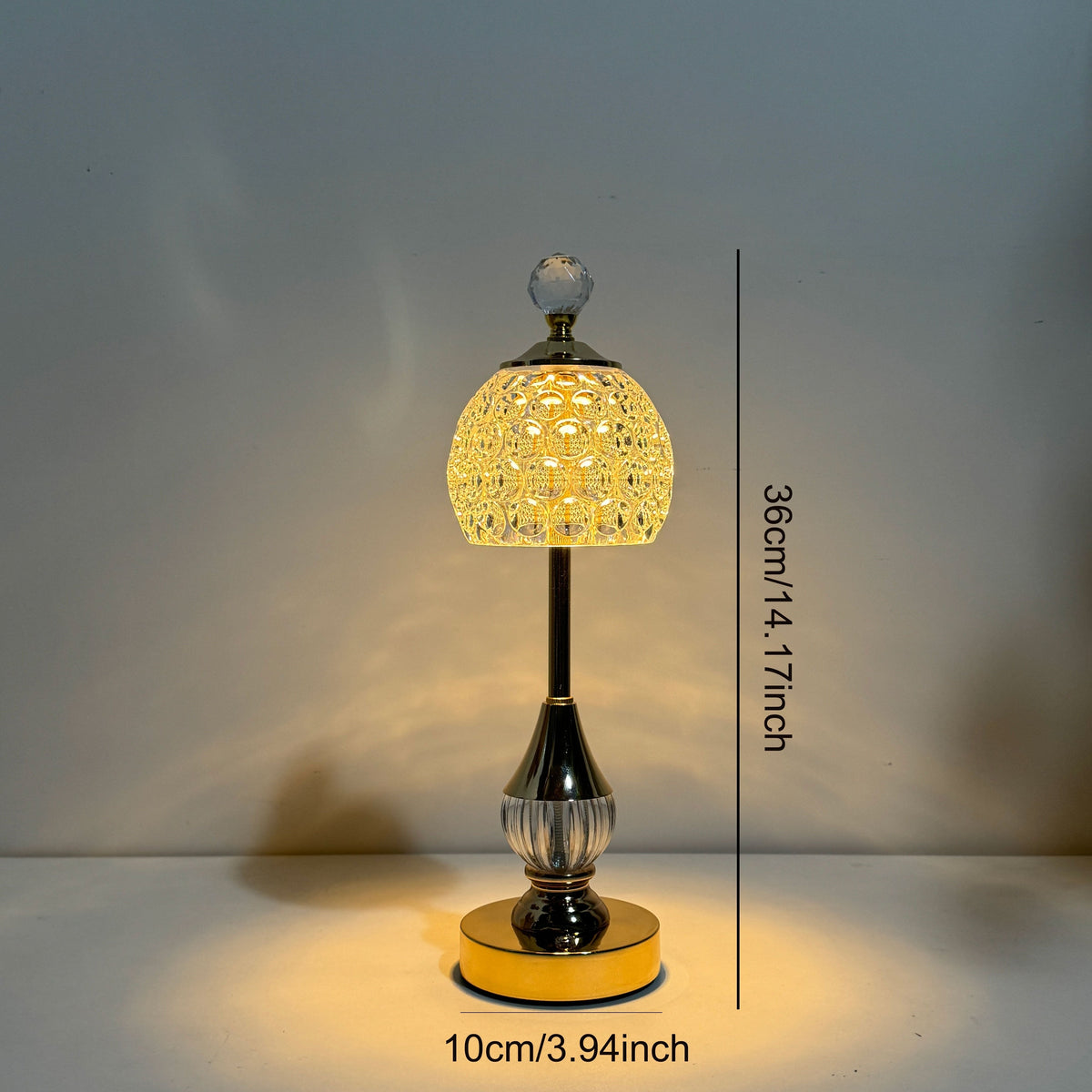 Crystal Touch Akku-Tischlampe
