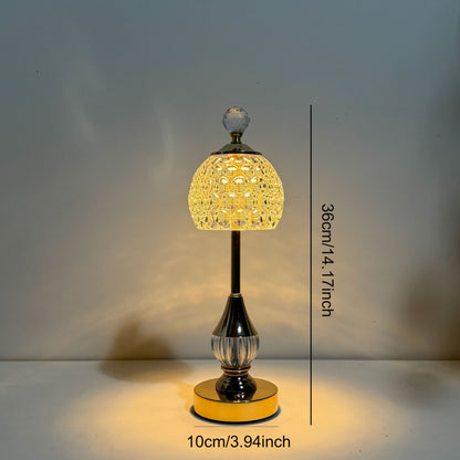 Crystal Touch Akku-Tischlampe