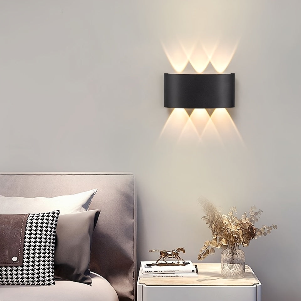 LED-Wandleuchte IP55 für innen und außen