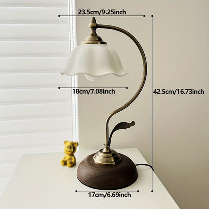 Vintage Schwanenhals-Tischlampe