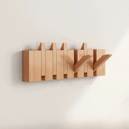 Klappbare Holz-Wandhaken im Tastendesign
