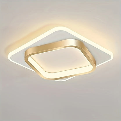 Quadratische LED-Deckenleuchte