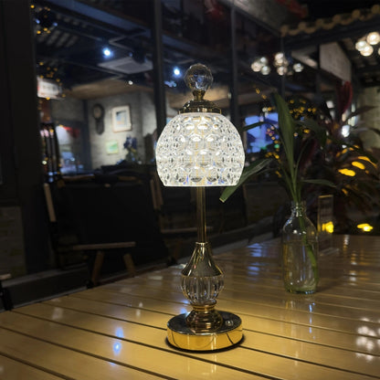 Crystal Touch Akku-Tischlampe