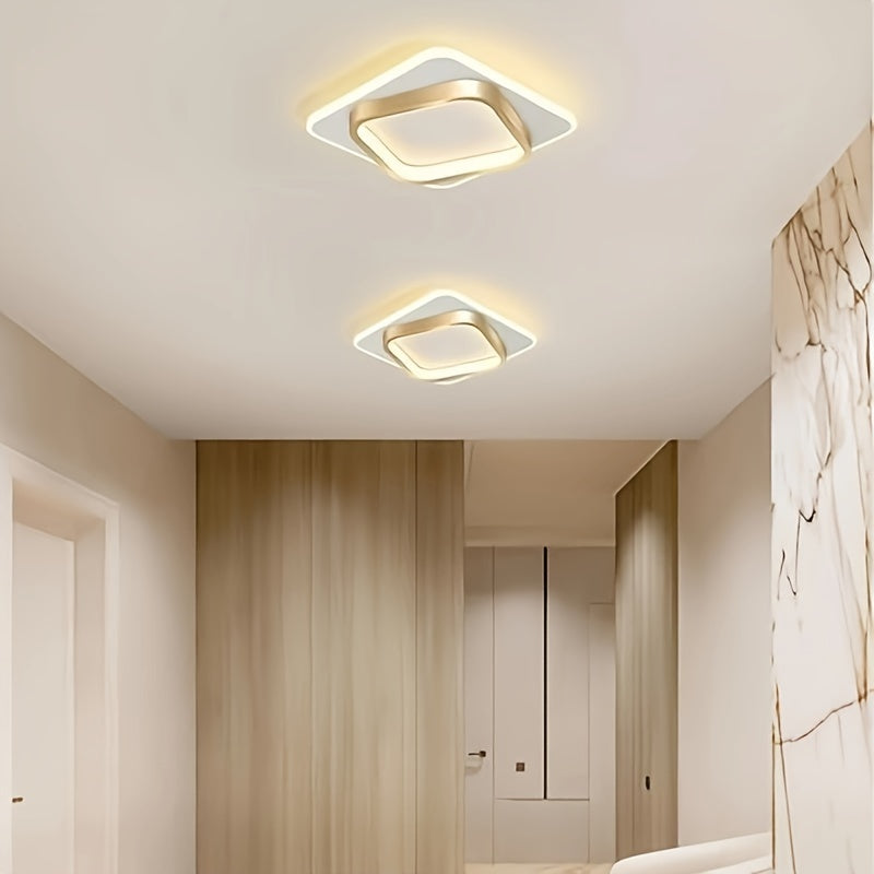 Quadratische LED-Deckenleuchte