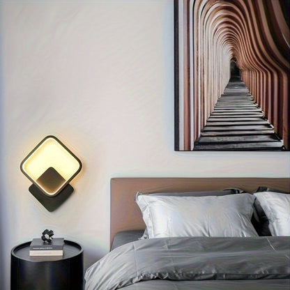 Quadratische LED-Wandleuchte