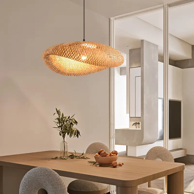 BambooBoho Rattan-Lampenschirm