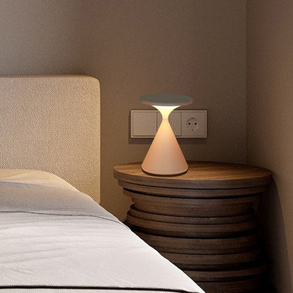 Aurora Akku-Tischlampe im Sanduhrdesign