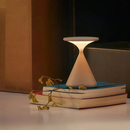 Aurora Akku-Tischlampe im Sanduhrdesign