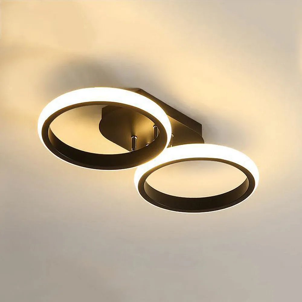 Halo LED-Deckenleuchte mit Ringen