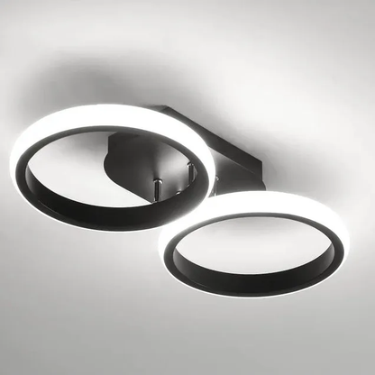Halo LED-Deckenleuchte mit Ringen