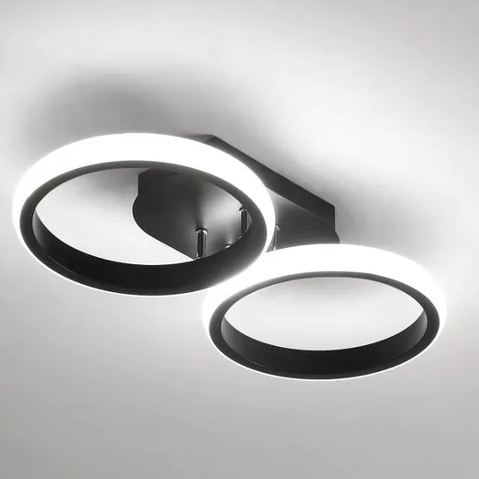 Halo LED-Deckenleuchte mit Ringen