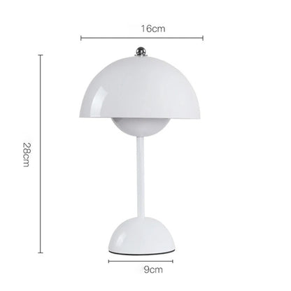 Pilz-Pod Akku-Tischlampe
