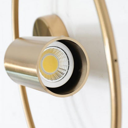 Halo Wandleuchte in Gold