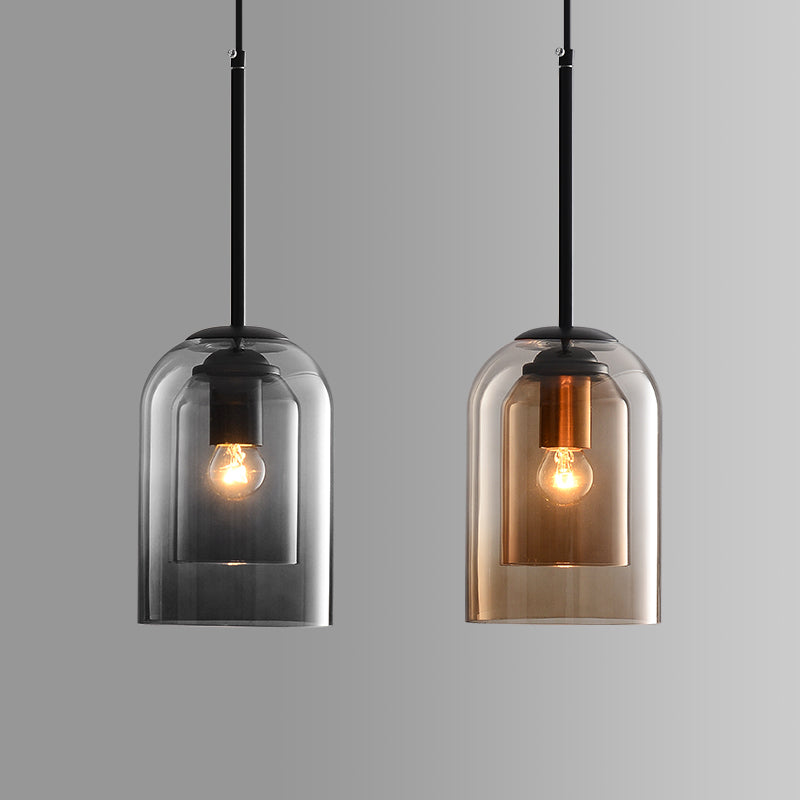 Mica Pendelleuchte mit Doppelglas